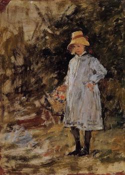 尤金 佈丹 Portrait of a Little Girl 尤金 佈丹 Portrait of a Little Girl